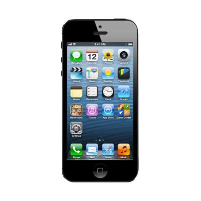 Apple iPhone 5 32 GB Hitam Smartphone [Refurbished]