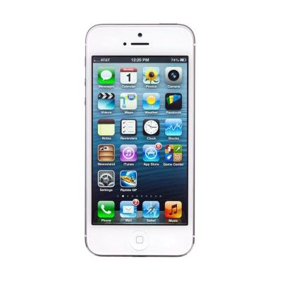 Apple iPhone 5S (Refurbish) 64 GB Silver Smartphone [Garansi Distributor]