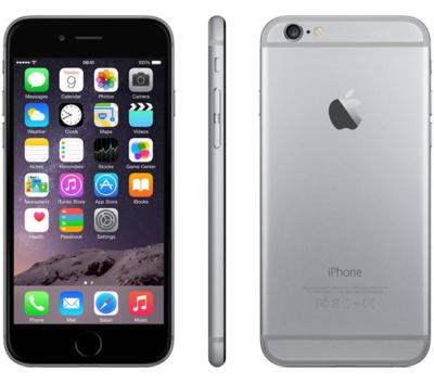 Apple iPhone 6 - 16 GB - GreyBlack - Free Tempered Glass