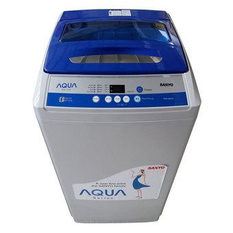 Aqua - Top Loading Washer AQW89XTF - 6Kg - Biru - Khusus JADETABEK  
