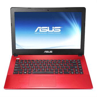 Asus X455LA-WX404D - 2GB RAM - Ci3-4005U - 14" - Merah  