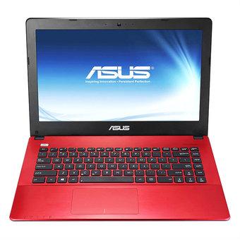 Asus X455LA – WX404D – Intel i3 – 4005U – RAM 2GB – HDD 500GB – Intel HD Graphics - 14" – DOS – Merah  
