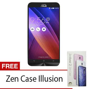 Asus Zenfone 2 ZE551ML - 32 GB - Hitam + Gratis Zen Case Illusion  