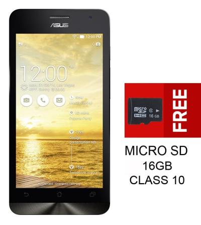 Asus - Zenfone 4C ZC451CG - 1GB/8GB - Hitam + Bonus MMC 16GB CL10