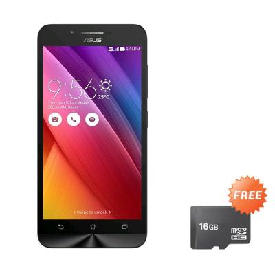 Asus Zenfone GO ZC500TG Hitam Smartphone + Micro SD 16 GB