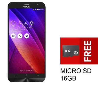 Asus Zenfone Laser 4G ZE500KL - RAM 2GB - ROM 16GB - Hitam + Bonus MMC 16GB