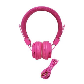 Audio Headset EX09i Dan Mic High Quality - Pink  