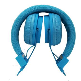 Audio Headset EX09i + Mic - High Quality - Biru  
