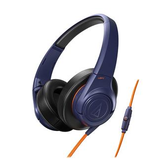 Audio-Technica ATH-AX3iS/NV Over-ear Headphones for Smartphones ATHAX3iS Navy  
