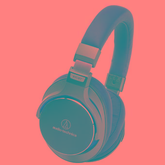 Audio-Technica ATH-MRS7 Hi Resolution Sound Quality Headphones - Coklat Gun Metalik  