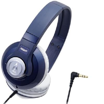 Audio Technica ATH-S500 Headphone - Navy Original text