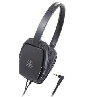 Audio-Technica ATH-SQ505/BK Foldable Headphone Dynamic Stereo ATHSQ505 Black  