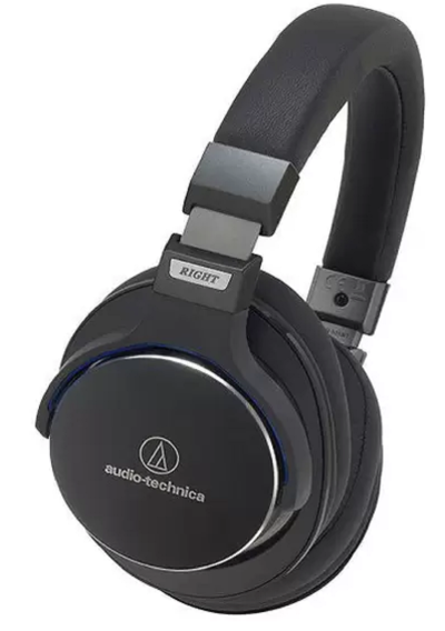 Audio Technica Hi Res Sound Quality Headphones ATH MSR7 - Hitam
