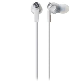 Audio-technica ATH-CK323iS/WH Earset Earphones for Smartphones ATHCK323iS White  