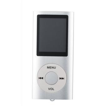 Aukey 1.8 Inch LCD 4th Generation MP3/MP4 Media Player (Silver) (Intl)  