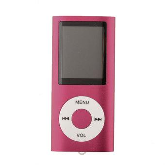 Aukey 16GB 1.8 Inch LCD 4th Generation MP3/MP4 Media Player (Red) (Intl)  