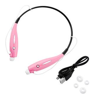 Aukey Sport Bluetooth Headset Stereo For iPhone/Samsung HTC/LG(pink)  