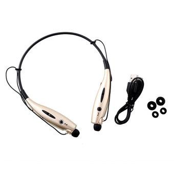 Aukey Sport Bluetooth Headset Stereo For iPhone/Samsung HTC/LG(golden)  