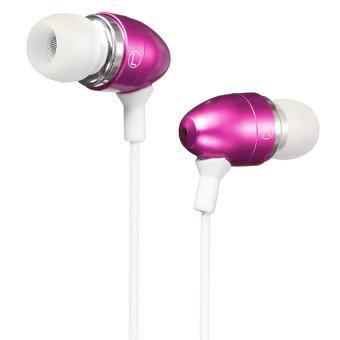 Autoleader 3.5mm Super Bass Stereo Earphone for iPhone Samsung LG MP3 (Rose red) (Intl)  