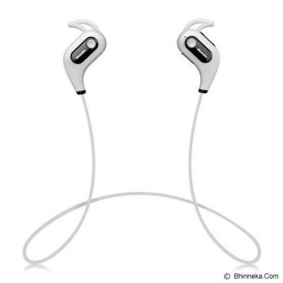 BLUEDIO Headset Bluetooth S6 - White