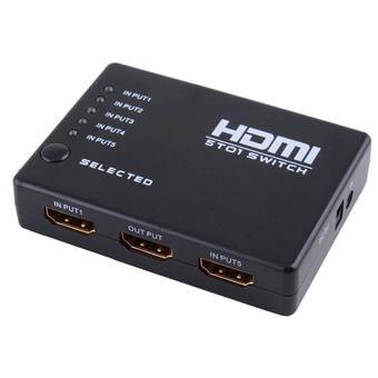 BUYINCOINS 5 Port Mini HDMI Splitter Hub  