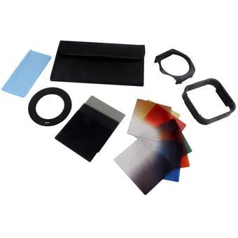 BUYINCOINS DSLR Camera Lens ND Graduated Filter with 58mm Ring Adapter Accessory Set  