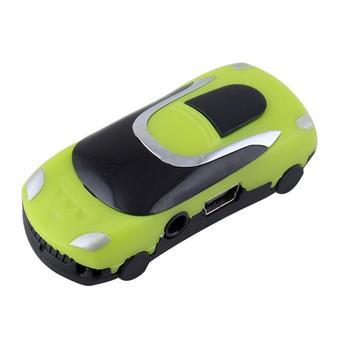 BUYINCOINS Mini Car Style USB Digital MP3 (Green)  