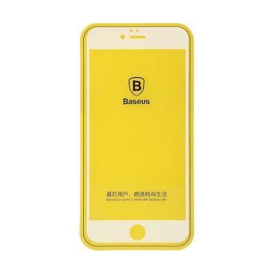 Baseus Silk Full Fitting Flexible White Tempered Glass Screen Protector for iPhone 6/6S [0.3 mm]