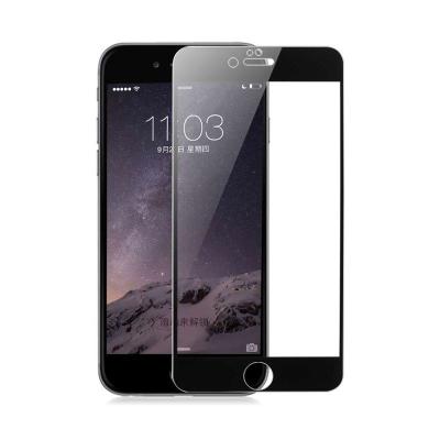 Baseus Ultrathin Tempered Full Silk Printed Black Screen Protector for iPhone 6 Plus [0.3 mm]