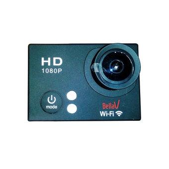 BellaV Action Camera BV-W8ED - 12MP - Hitam  