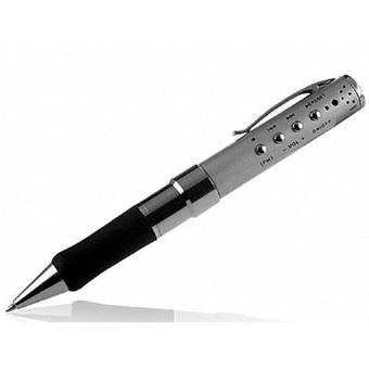 Best CT MP3 Pen with Voice Recorder/FM Radio Direct USB/AC Charged - Abu-abu/Hitam  