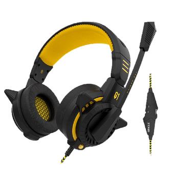 Bingle Professional Gaming Headphones G1 Headset (Black Yellow)  