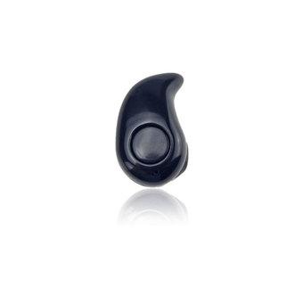 Black MiNi Bluetooth Wireless In-Ear Headphones Headset Stereo Mono Earphone Smallest (Intl)  