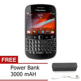 Blackberry Dakota 9900 - 8GB - Hitam + Gratis Power Bank 3000mAh  