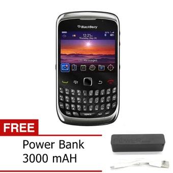 Blackberry Keppler 9300 - 256 MB - Abu Abu Grafit + Gratis Power Bank 3000mAH  