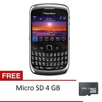 Blackberry Keppler 9300 - 256 MB – Abu-abu + Gratis Micro SD 4 GB  