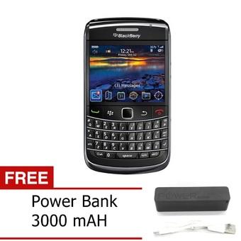 Blackberry Onyx 9700 Hitam + Gratis Power Bank 3000mAh  