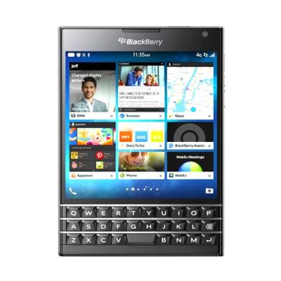 Blackberry Passport 32 GB Hitam Smartphone [Garansi Resmi]
