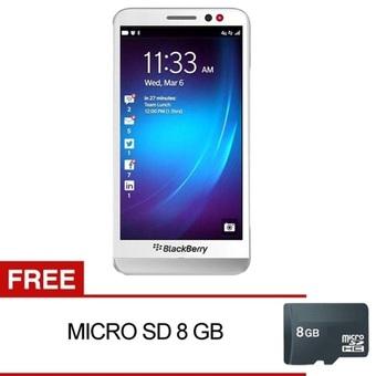 Blackberry Z30 - 16GB - Putih + Gratis Micro SD 8GB  