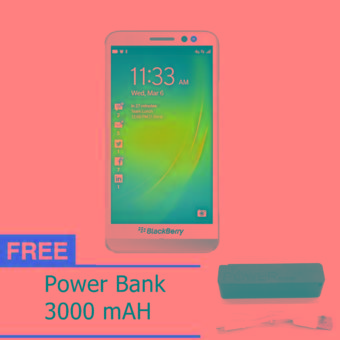 Blackberry Z30 - 16GB - Putih + Gratis Power Bank 3000mAh  