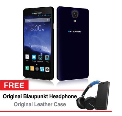 Blaupunkt Sonido J1+ Smartphone - Midnight Blue [8 GB] + Free Blaupunkt Headphone & Flip Cover Leather Case