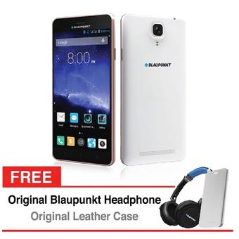 Blaupunkt Sonido J1+ Soundphone 8GB - Putih + Free Blaupunkt Headphone & Flip Cover Leather Case  