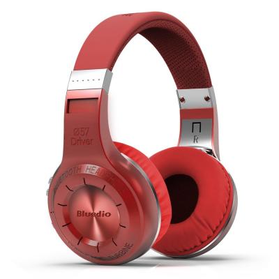 Bluedio Original H+ Turbine Hurricane Merah Wireless Bluetooth Headphone