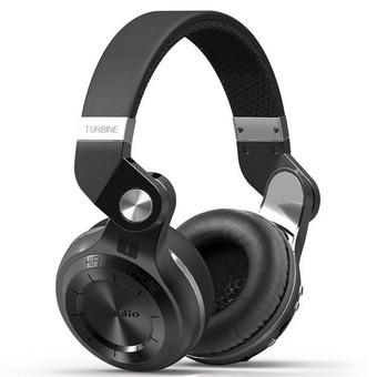 Bluedio T2+ Stereo Bluetooth 4.1 Headset Mic dengan Radio FM - Hitam  