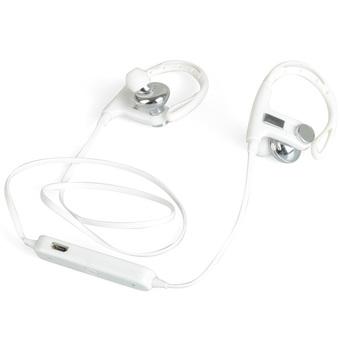 Bluetooth 4.0 Sport Stereo EarHook Earphone Headphone Headset Line w/Mic(White) (Intl)  