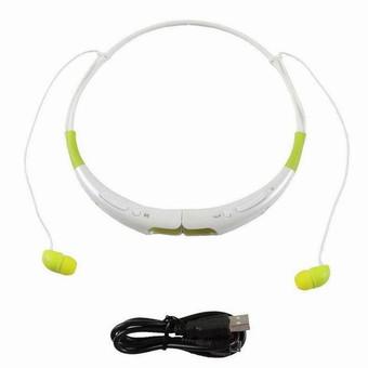 Bluetooth Earphones Wireless Stereo Music Headset Colorful (Green) (Intl)  
