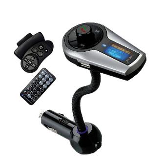 Bluetooth FM Transmitter Car Kit MP3 Player with Steering Wheel Handsfree - M398 - Hitam  