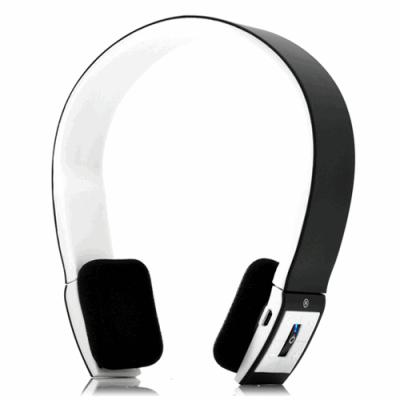 Bluetooth Headset Two Channel MP3 Music Headphone - BTH-401 - Black