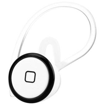 Bluetooth In-ear Headset with Mic for Smartphone Tablet PC (White) (Intl)  