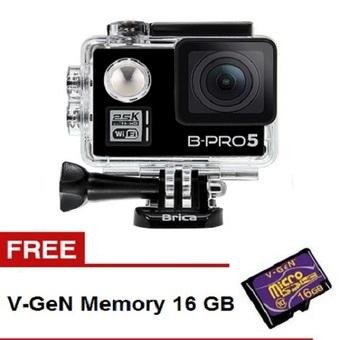 Brica B-Pro 5 Alpha Plus - Hitam + Gratis Memory 16 GB Vgen Class 10  